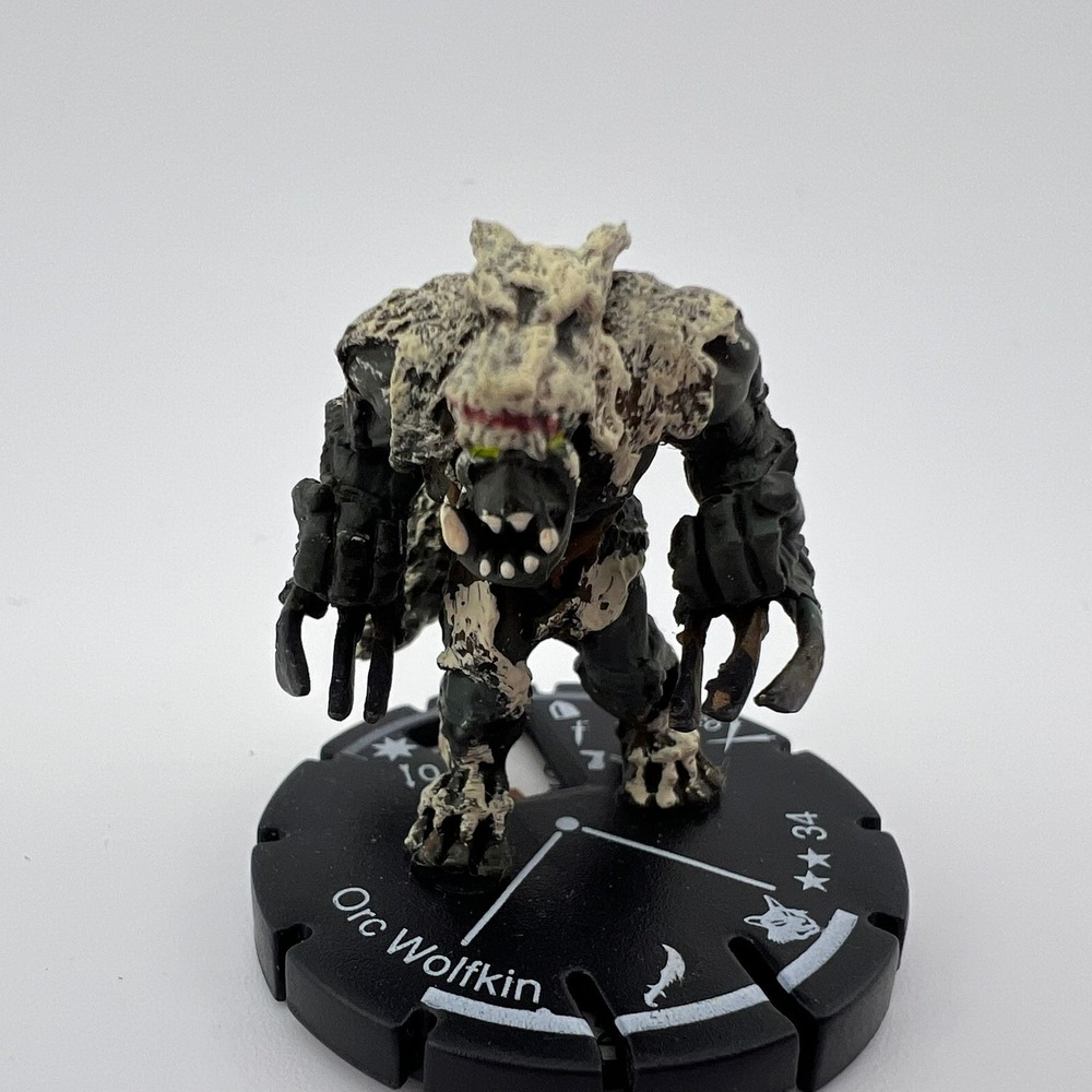 Mage Knight Orc Wolfkin #038 WizKids Miniature 2004 horrorClick